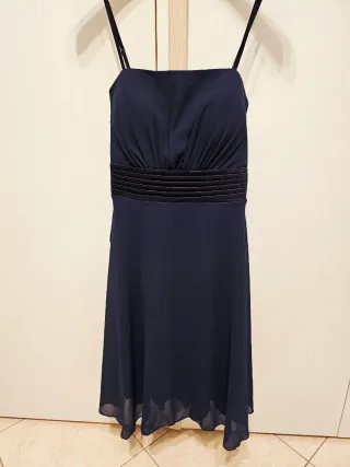 Abito da cocktail blu taglia M/L