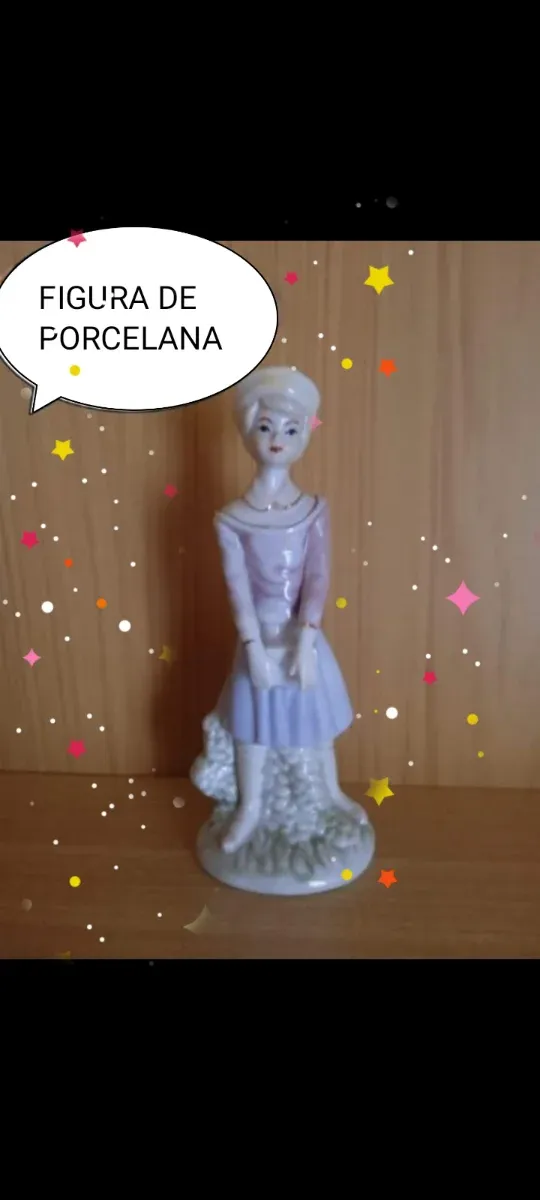 FIGURA PORCELANA CON REGALO SORPRESA