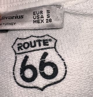 Sudadera Route 66 Coche Rojo Talla S