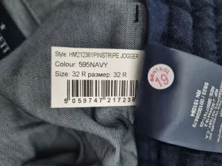 Pantalón Hackett Rayas Azul Hombre