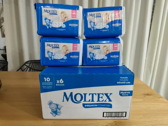 Cambiadores Desechables Moltex Premium Comfort