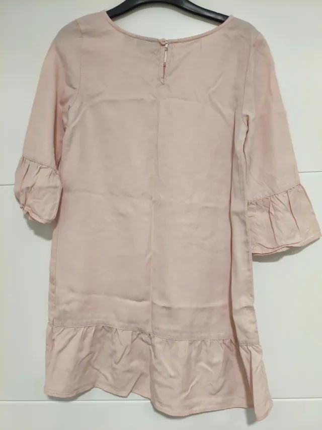 Vestido rosa niña