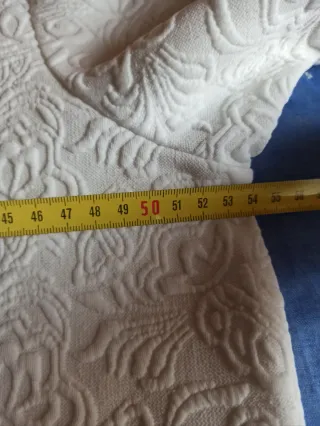 Camiseta Cortefiel blanca manga acampanada