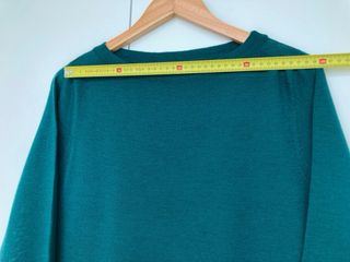 Jersey lana pura verde talla M mujer