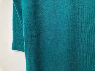 Jersey lana pura verde talla M mujer