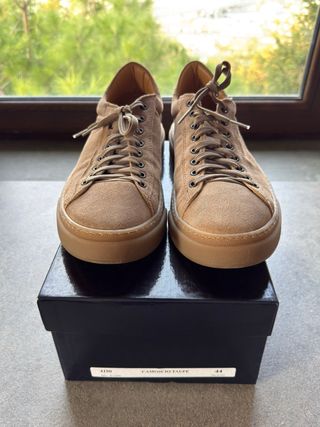 Scarpe Made in Italy Camoscio Taupe 44