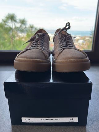 Scarpe Made in Italy Camoscio Taupe 44