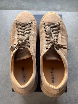 Scarpe Made in Italy Camoscio Taupe 44