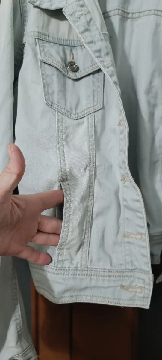 Chaqueta vaquera mujer azul