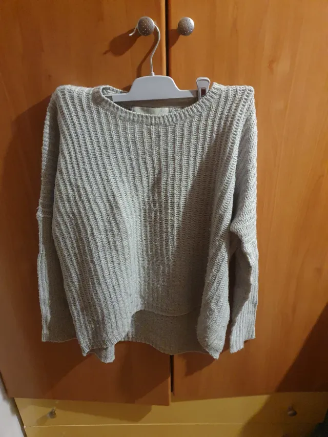 Jersey gris corto delantero