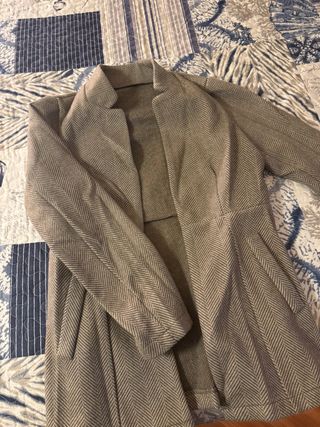 Cappotto blazer fantasia chevron