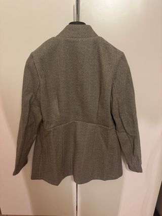 Cappotto blazer fantasia chevron