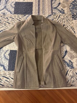 Cappotto blazer fantasia chevron