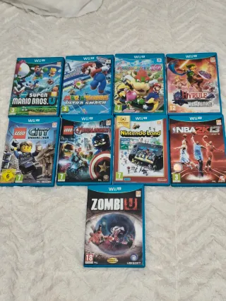 Lote 9 Juegos Nintendo Wii U