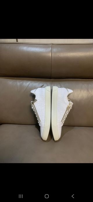 Scarpe Philipp Plein Uomo 44 Bianche Argento