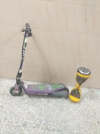 Patinete eléctrico y Hoverboard