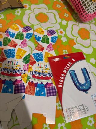 Pack artículos fiesta y decoración