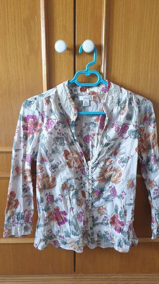 Blusa estampada de señora Sfera Talla S