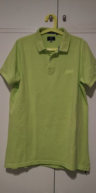 Polo Superdry Verde Limón Talla XL