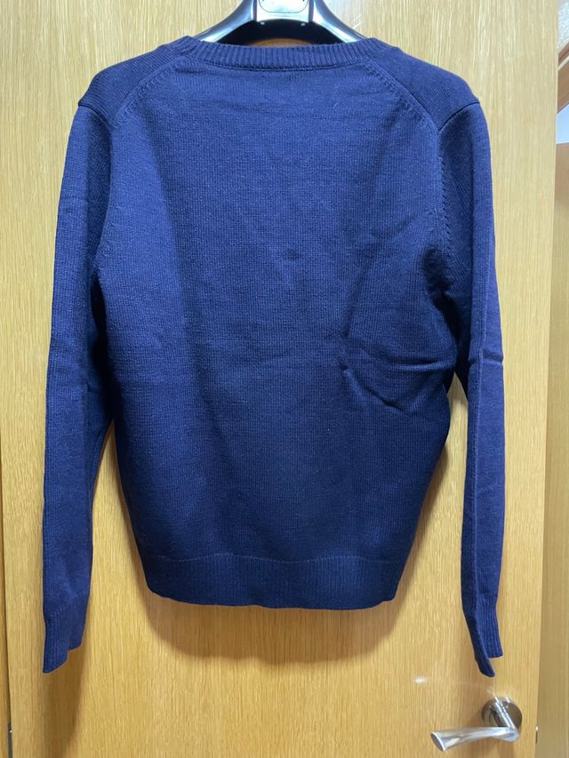 Cárdigan Boston Azul Nuevo con Etiquetas