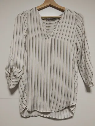 Blusa Stradivarius Talla S Rayas