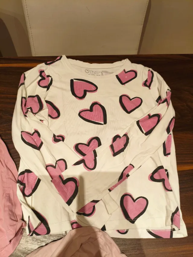 Lote 4 camisetas manga larga niña