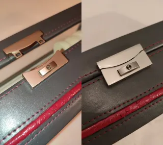 Joyero para Relojes Negro y Rojo