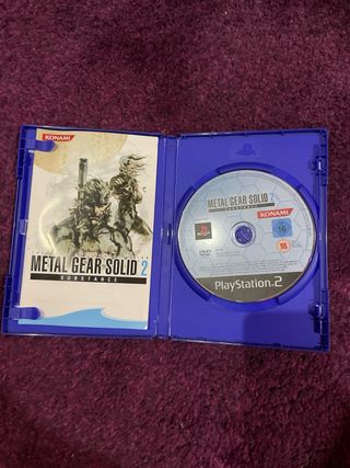 Metal Gear Solid 2 PS2 Substance Konami