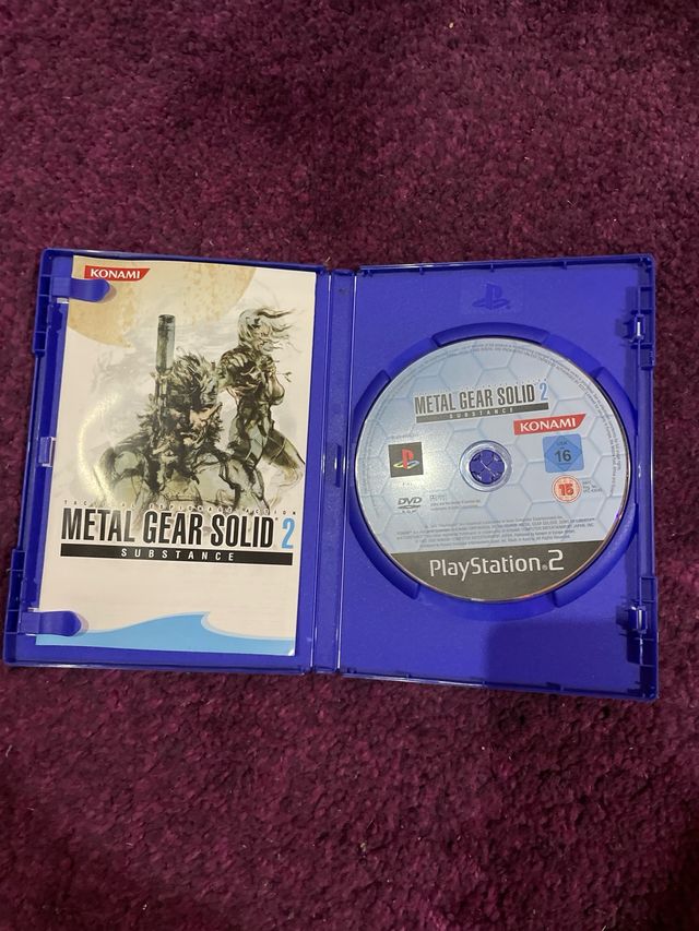 Metal Gear Solid 2 PS2 Substance Konami