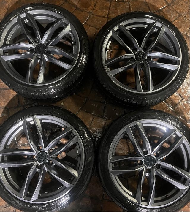 Llantas R18 VW R / Seat León Cupra R con neumatico