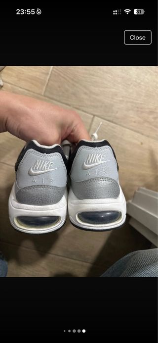 Nike Air Max Zapatillas Negras y Grises