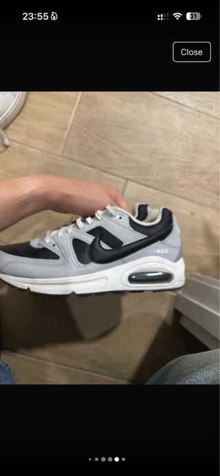 Nike Air Max Zapatillas Negras y Grises