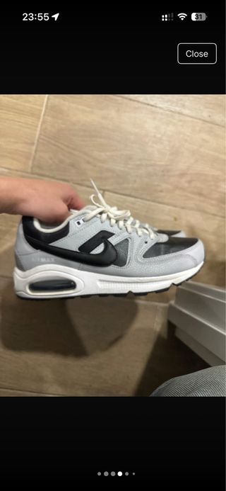 Nike Air Max Zapatillas Negras y Grises