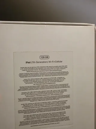 iPad 7ª Gen 128GB Wi-Fi + Cellular Grigio