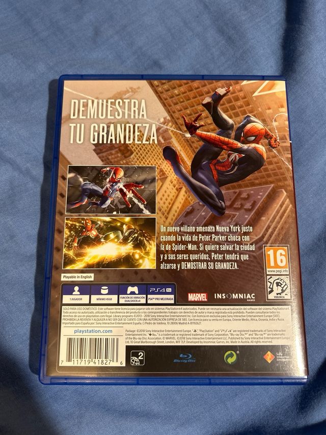 Spider-Man PS4 (PlayStation 4) Marvel