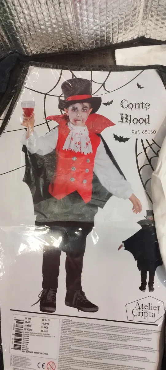 Costume Halloween Bambino Rosso