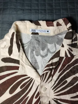 Camisa ZARA Estampado Safari
