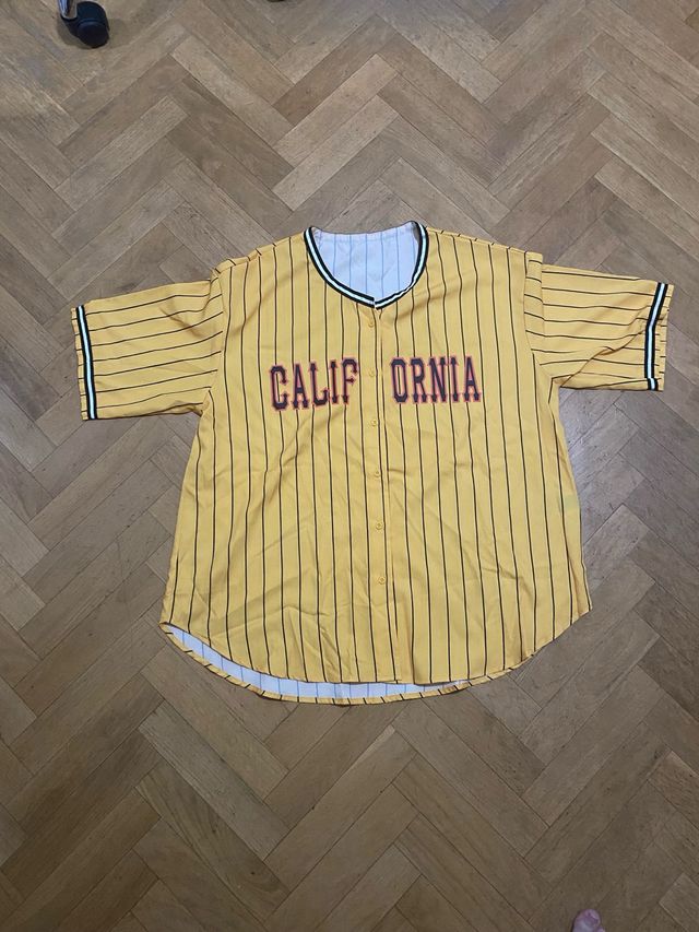 Camiseta California Rayas Amarillas