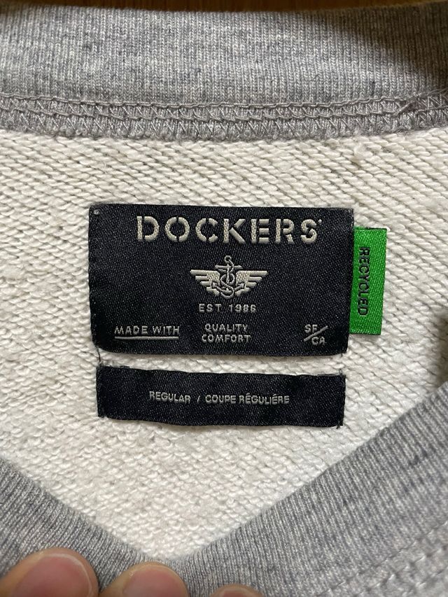 Sudadera Dockers Gris Talla M Sin Estrenar
