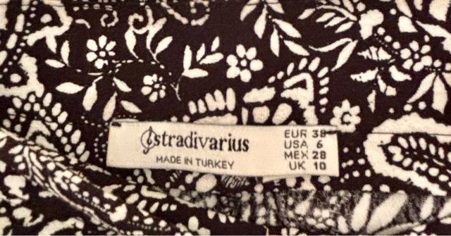 Falda midi estampada T. S/36