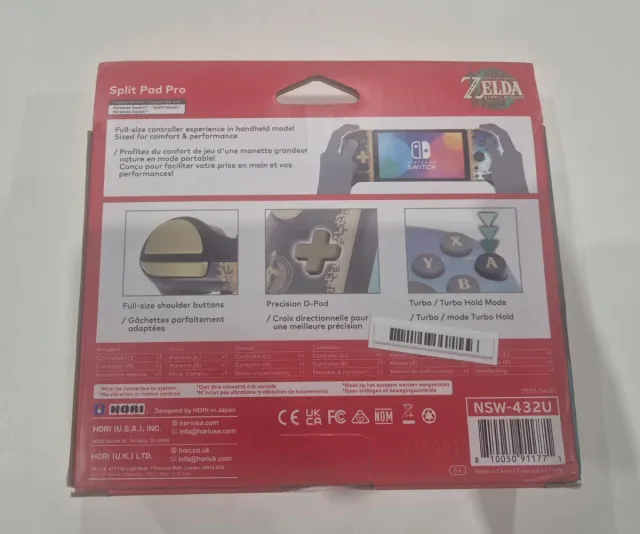 Mando Hori Split Pad Pro Zelda Tears of Kingdom