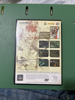 Metal Gear Solid 2 PS2