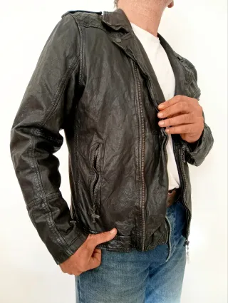 Motera Cuero auténtico Pepe Jeans M Medidas indica