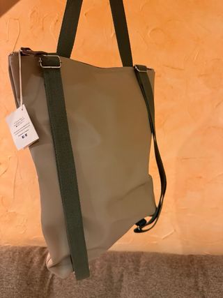 Bolso/Mochila Artesanal Nuevo Flores Moradas