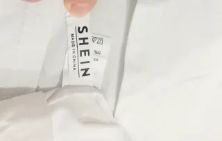 Camiseta blanca manga larga talla L