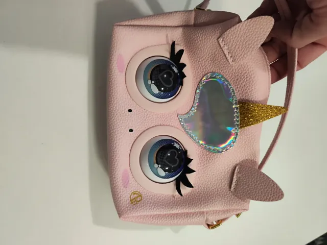 Bolso Pets Unicornio Interactivo Rosa