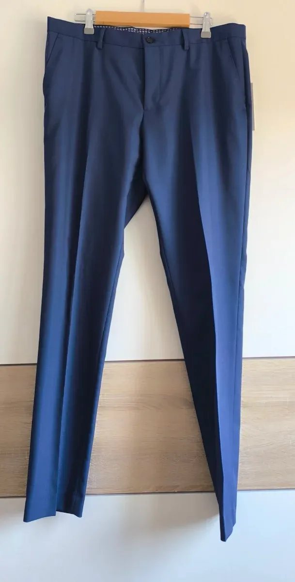 Pantalón de vestir Zara azul talla 44