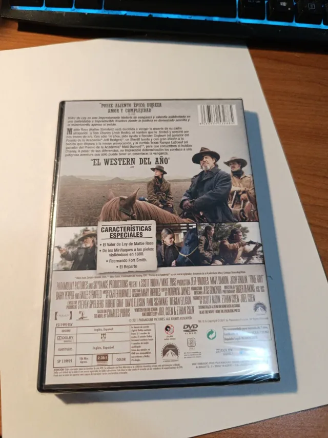 DVD Valor de Ley (True Grit)