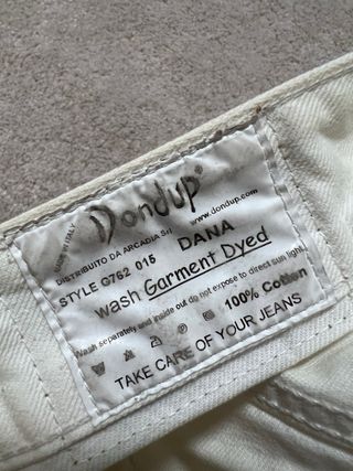 Minigonna DondUp bianca