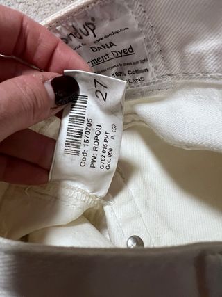 Minigonna DondUp bianca